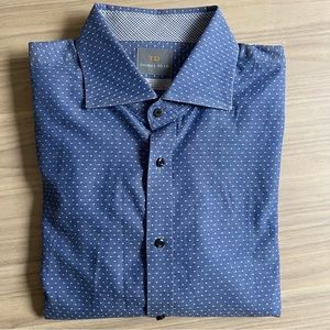 Thomas Dean Dress Shirt TD Size XXL